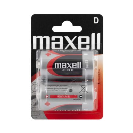 MAXELL Cinkelem D R20 elem 2db