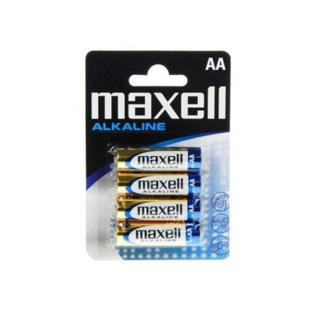 MAXELL Alkálielem LR-6 AA 4db-os