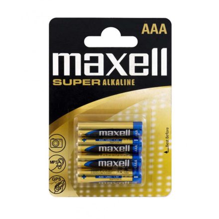 MAXELL Alkálielem Super LR-3 AAA 4db-os