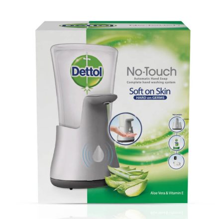 Dettol érintés nélküli kézmosó készülék Aloe Vera és E-vitamin utántöltővel, 250 ml