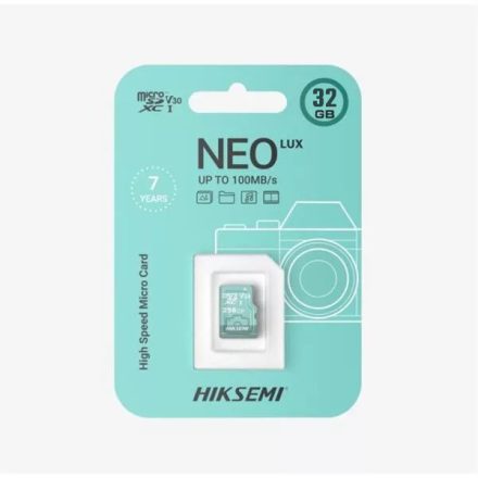 Hikvision HIKSEMI Neo Lux microSDHC 32GB MicroSD Kártya (HS-TF-D3 32G)